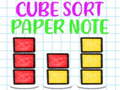 遊戲Cube Sort Paper Note