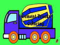 遊戲Cement Trucks Coloring
