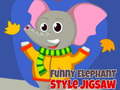 遊戲Funny Elephant Style Jigsaw