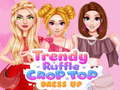 遊戲Trendy Ruffle Crop Top Dress Up