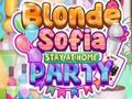 遊戲Blonde Sofia Stay at Home Party