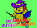 遊戲Coloring Book Glittered Unicorns