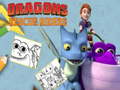 遊戲Dragon Rescue Riders Coloring Book