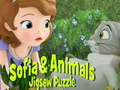 遊戲Sofia And Animals Jigsaw Puzzle