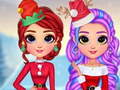 遊戲Rainbow Girls Christmas Outfits