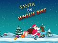 遊戲Santa On Wheelie Bike