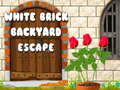 遊戲White Brick Backyard Escape