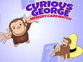 遊戲Curious George Memory Card Match