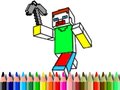 遊戲Back to School: Minecraft Coloring