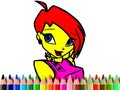 遊戲Back To School Winks Coloring Book