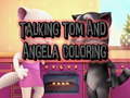 遊戲Talking Tom and Angela Coloring