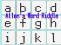 遊戲Allen's Word Riddle