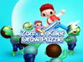 遊戲Zombie Killer Draw Puzzle 