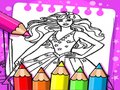 遊戲Barbie Coloring Book 