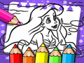 遊戲Ariel The Mermaid Coloring Book