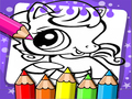 遊戲Littlest Pet Shop Coloring Book