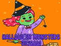 遊戲Halloween Monsters Jigsaw