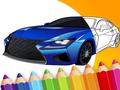 遊戲Japanese Luxury Cars Coloring Book 