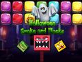 遊戲Halloween Snake and Blocks