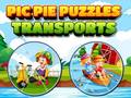 遊戲Pic Pie Puzzles Transports