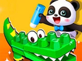 遊戲Baby Panda Animal Puzzle