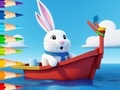 遊戲Coloring Book: Sailing Rabbit