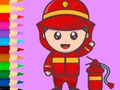 遊戲Coloring Book: Fireman