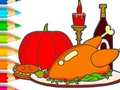 遊戲Coloring Book: Thanksgiving Day