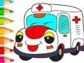 遊戲Coloring Book: Ambulance