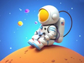 遊戲Coloring Book: Spaceman Sitting