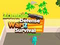 遊戲Zombie defense War Z Survival 