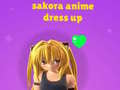 遊戲Sakora Anime Dress Up