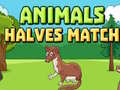 遊戲Animals Halves Match