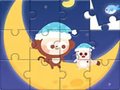 遊戲Jigsaw Puzzle: Monkey With Moon