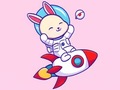 遊戲Coloring Book: Rabbit Astronaut