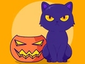 遊戲Coloring Book: Halloween Cat