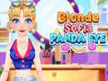 遊戲Blonde Sofia Panda Eyes