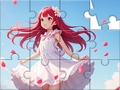 遊戲Jigsaw Puzzle: White Dress Girl