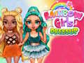 遊戲Rainbow Girls Dress Up Challenge