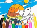 遊戲Coloring Book: Sunny Turtle