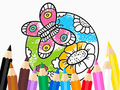 遊戲Coloring Book: Butterfly With Flowe