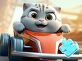 遊戲Jigsaw Puzzle: Cat Racing Driver