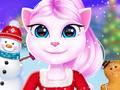 遊戲Cat Girl Christmas Decor Game