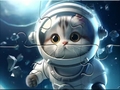 遊戲Jigsaw Puzzle: Astronaut-Cat