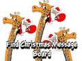 遊戲Find Christmas Message Board