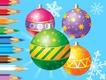 遊戲Coloring Book: Christmas Decorate Balls