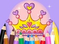 遊戲Coloring Book: Princess Crown