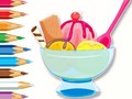 遊戲Coloring Book: Ice Cream Sundae