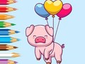 遊戲Coloring Book: Balloon Pig