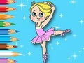 遊戲Coloring Book: Ballet Girl